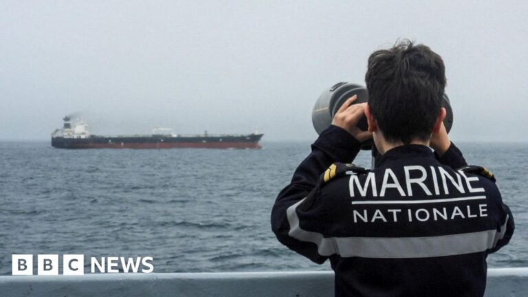 France seized sanctioned Russian oil tanker with UK help, Macron says