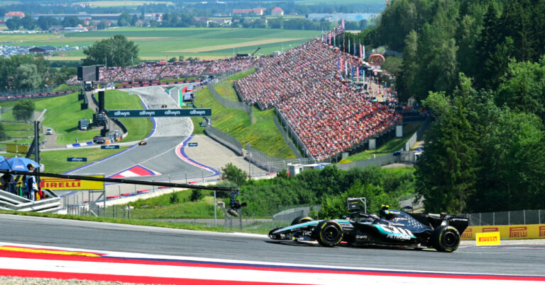 George Russell strikes back to win F1 race in Austria, narrowing the championship gap