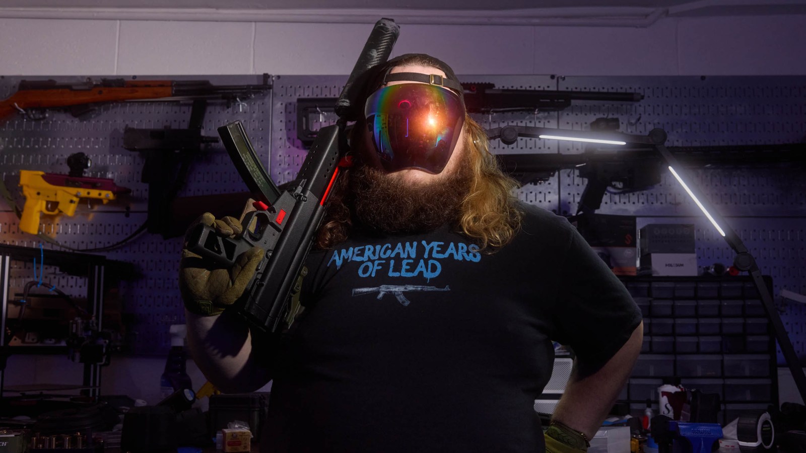 Yeezy is an amateur gunsmith.