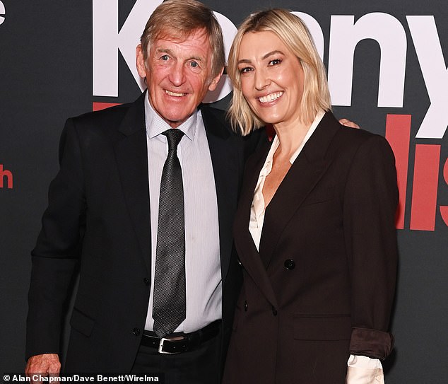 Sir Kenny Dalglish has confirmed that he is undergoing treatment for a cancer diagnosis (pictured with daughter and broadcaster Kelly Cates)