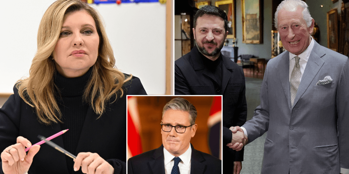 President Zelensky reveals his wife sent regards to King Charles before Keir Starmer