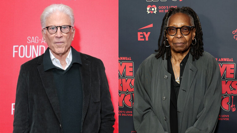Ted Danson and Whoopi Goldberg