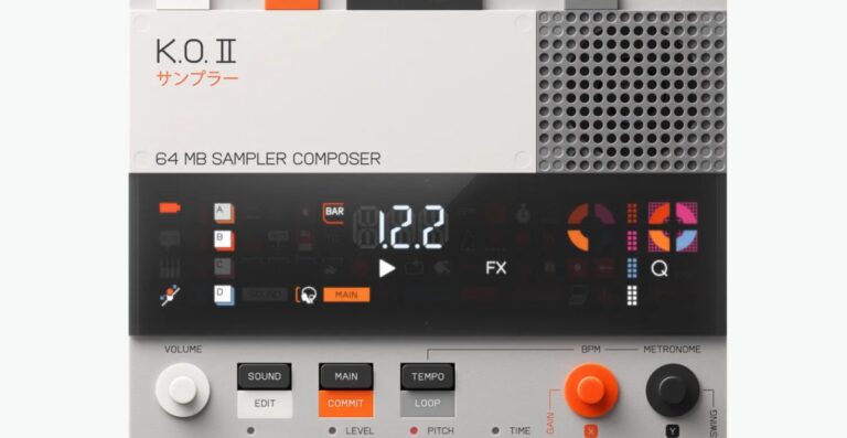 Teenage Engineering adds lo-fi mode, USB audio, and more to its KO II sampler