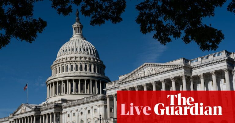 Trump accused of showing ‘complete indifference’ to Americans’ living costs after cancelling housing bill signing – US politics live