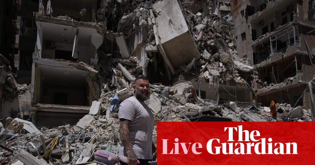 Trump lashes out Iran deal critics as US official claims Israel-Hezbollah ceasefire agreed – Middle East crisis live