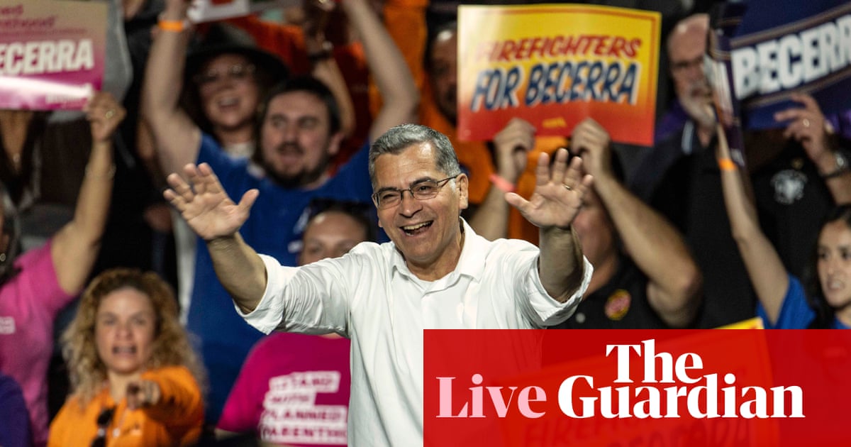 Voters cast ballots in several states as California governor primary goes down to the wire – live