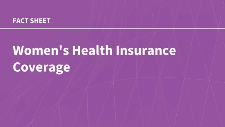 Women's Health Insurance Coverage | KFF
