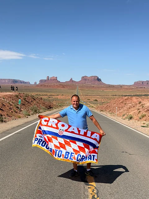 Tomislav Špoljarić Many World Cup fans are road-tripping to matches and discovering the US between skylines (Credit: Tomislav Špoljarić)
