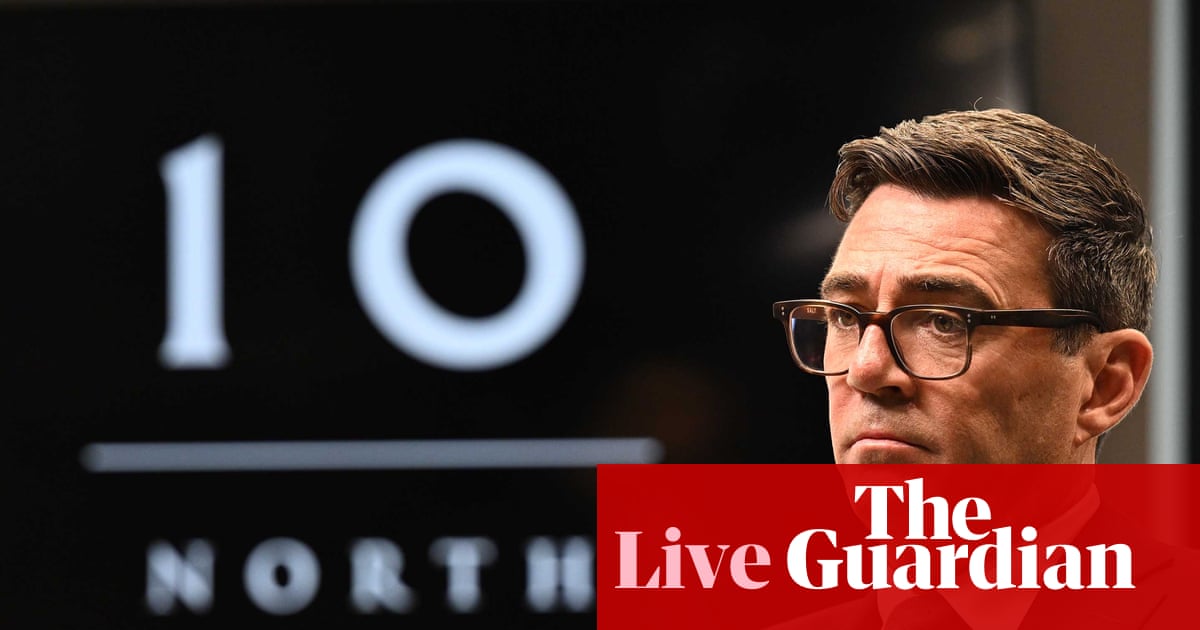 Andy Burnham to set out devolution plan amid criticism it won’t benefit regions equally – UK politics live