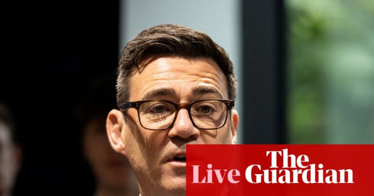 Burnham says it’s ’shameful’ politicians have failed to fix social care – UK politics live