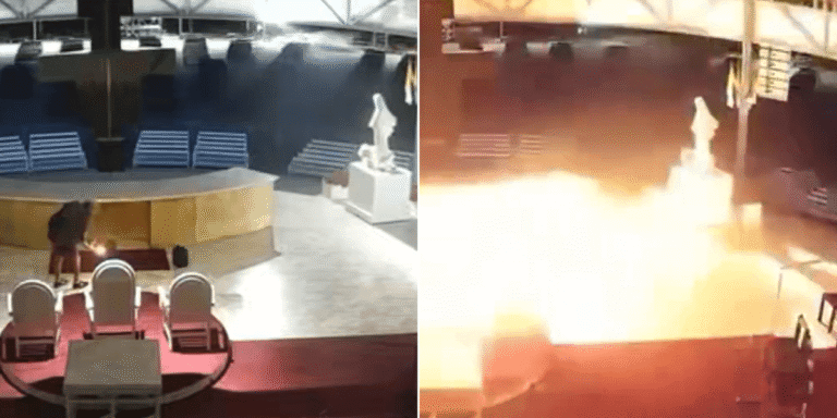 Christian shrine at world-famous site in Bosnia burnt and branded 'devil in a skirt' in grim act of vandalism