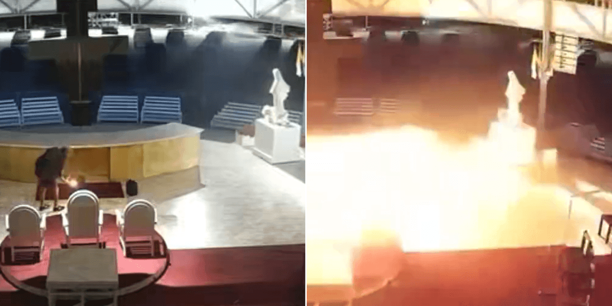 Christian shrine at world-famous site in Bosnia burnt and branded 'devil in a skirt' in grim act of vandalism