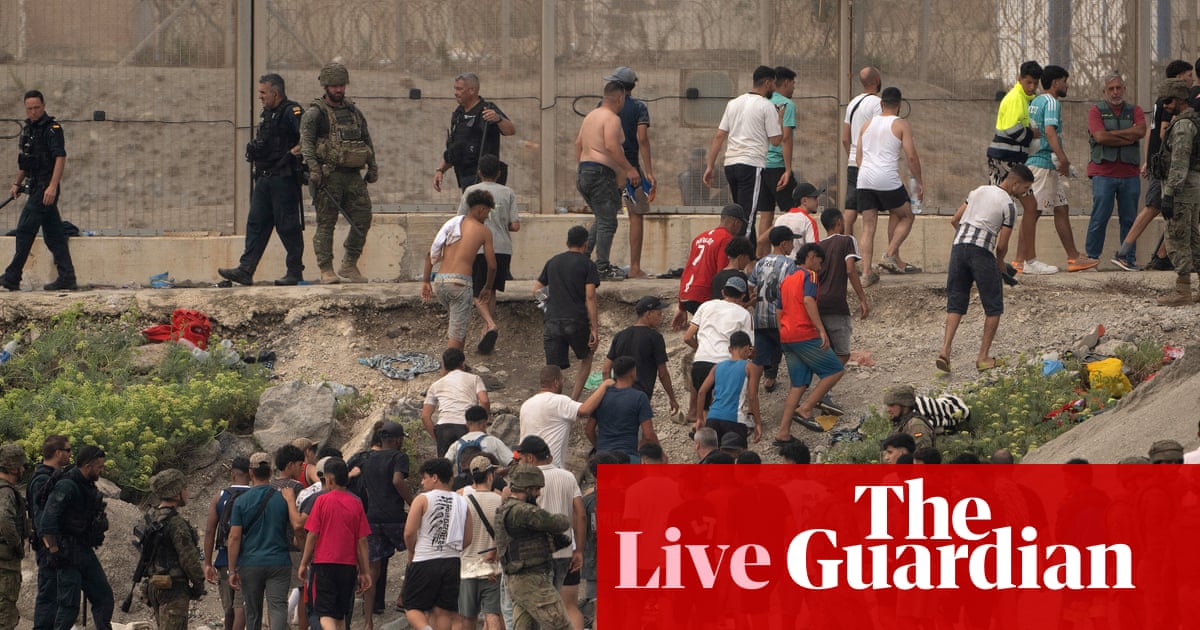 Italy says it’s temporarily suspending EU Schengen arrangement with Spain after 60,000 migrants reach Ceuta – as it happened