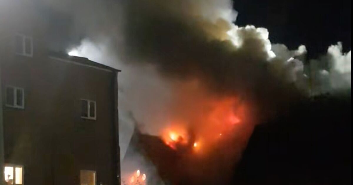 'Large fire' at historic UK city centre church as thick smoke fills sky | UK | News