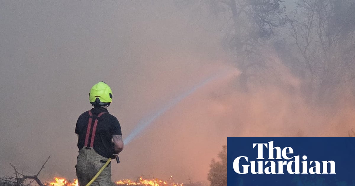 Major incident declared in Suffolk as 90 firefighters tackle wildfire on heathland | Suffolk