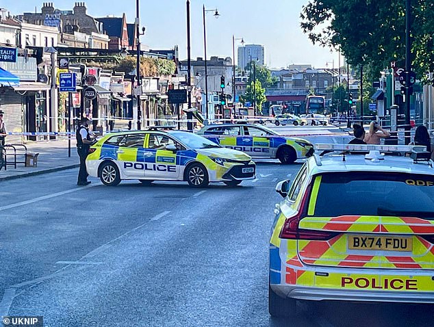 Six men have been arrested and a man has died after a stabbing on Clapham High Street