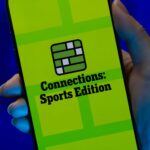 Connections: Sports Edition logo on a phone