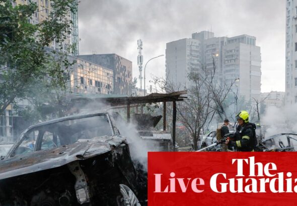 Zelenskyy calls for ‘strong decisions’ at Nato summit after Russia kills 11 in overnight strikes on Kyiv – Europe live