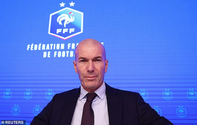 Zinedine Zidane is announced as France's new manager on a four-year-deal - as football icon succeeds former team-mate Didier Deschamps