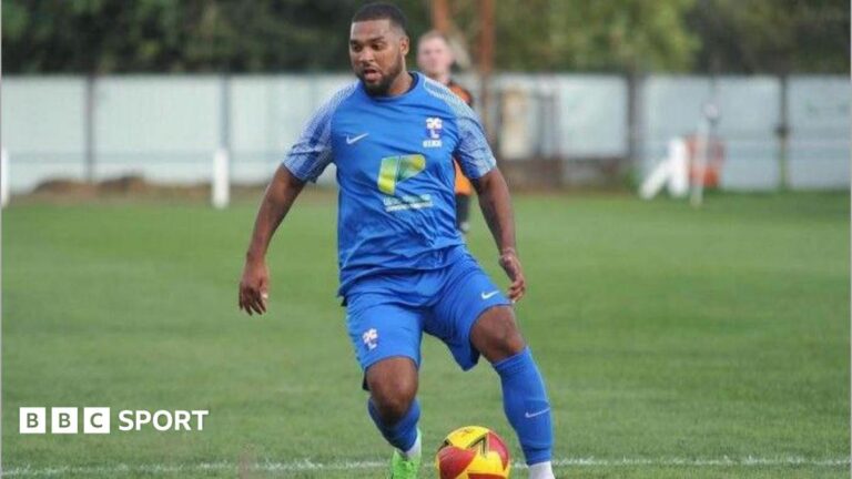 Zeph Thomas, who is player-manager of non-league Yorkshire side Dearne & District