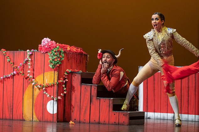 The festival featured 'The Bull and the Moon', a dance show for children aged three and over about 'Lolo', a Spanish bull who dreams of becoming 'Lola'