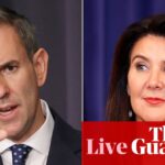 Australia politics live: Hume denies Chalmers’ claims that Coalition would ‘end super as we know it’; NAB profits rise as customers show signs of stress