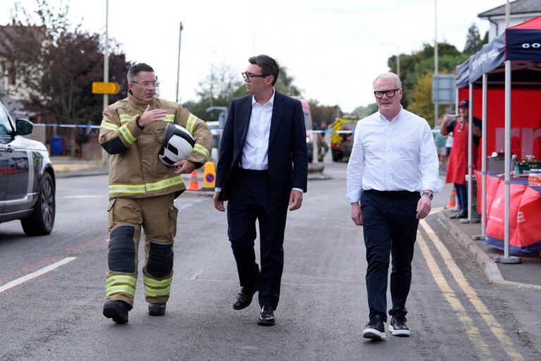 Burnham warns ‘Britain is a tinderbox’ as he scrambles to respond to wildfires gripping the country