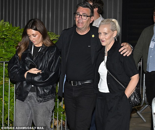 Andy Burnham, pictured with his wife Marie-France van Heel and daughter Rosie in June, is taking a holiday with his family after just two weeks as Prime Minister