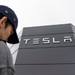 The Tesla Inc. Gigafactory plant during a media tour in Shanghai, China, on Tuesday, April 14, 2026. Tesla faces relentless competition in China from high-tech domestic rivals like Xiaomi Corp. and BYD Co. Photographer: Qilai Shen/Bloomberg via Getty Images