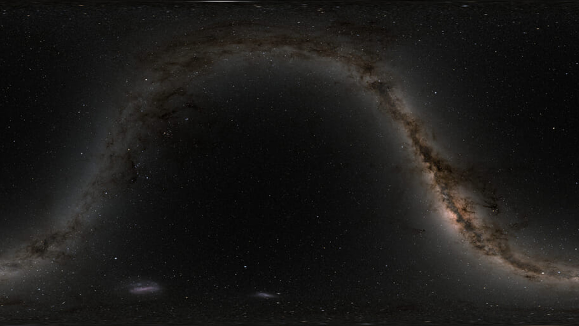 A star map published by NASA in 2020.