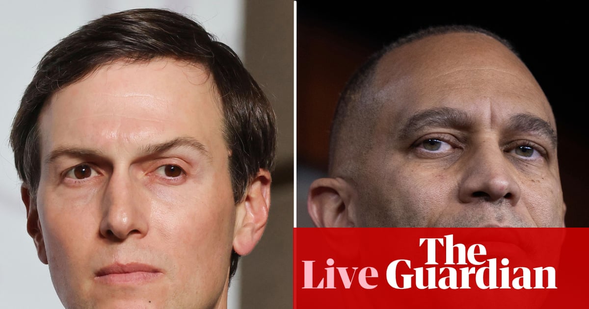 Hakeem Jeffries meeting with Jared Kushner sparks backlash amongst Democrats ahead of midterm elections – US politics live