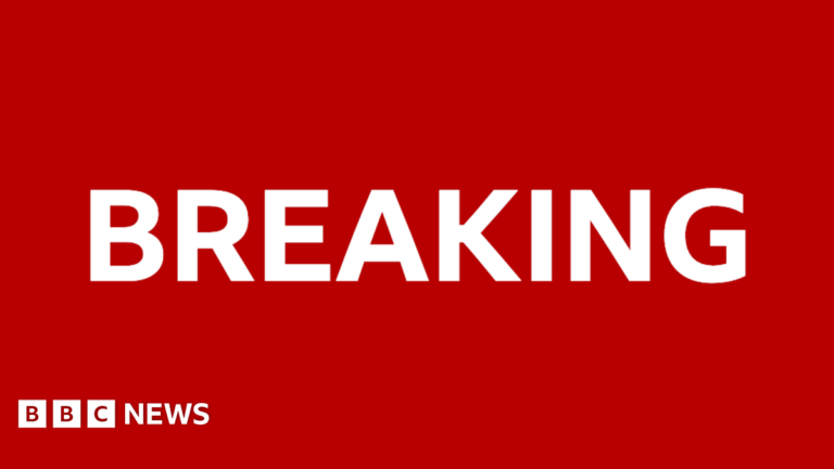 'Breaking' graphic