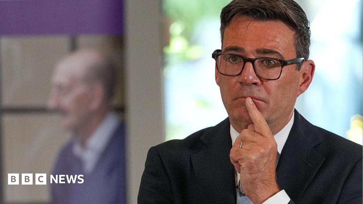 Prime Minister Andy Burnham looking thoughtful