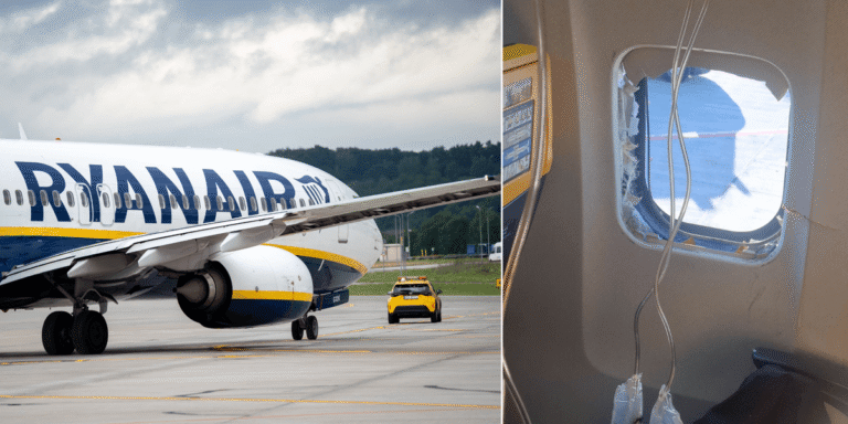Ryanair probe reveals terrifying reason passenger was sucked out of window mid-flight