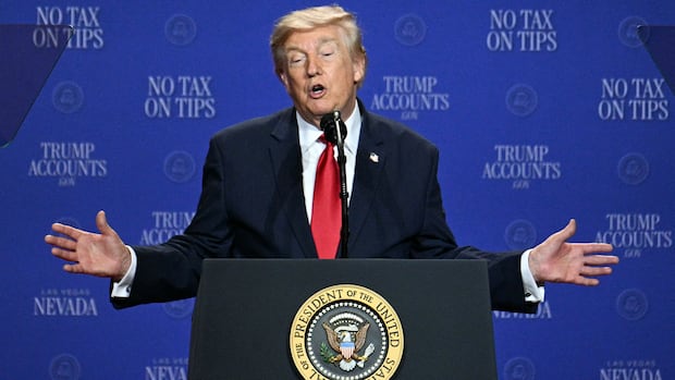 Trump calls Canadians 'nasty people' during Las Vegas speech