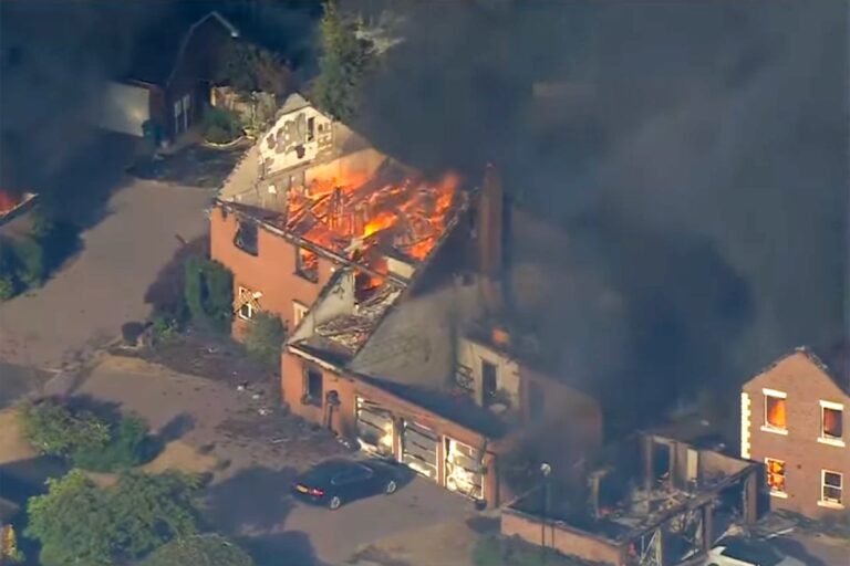 UK heatwave live: Child hospitalized as ‘apocalyptic’ wildfire tears through homes on hottest day of the year
