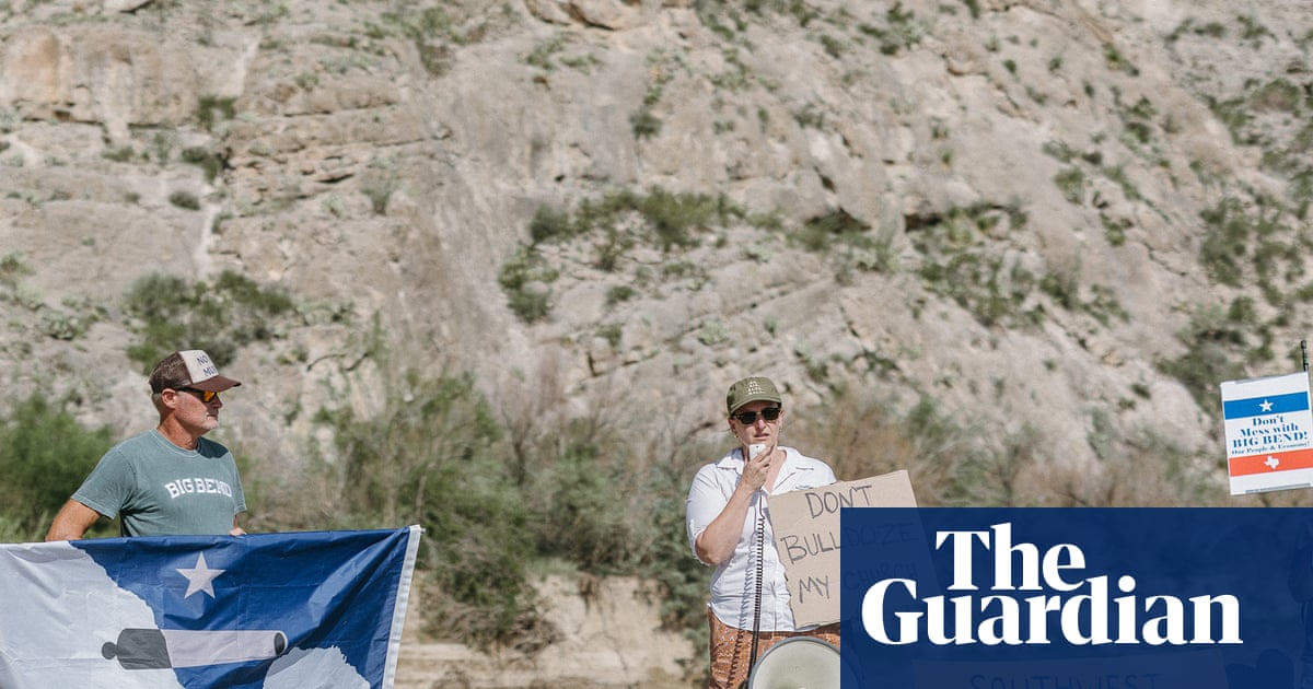 ‘Devastating’: bulldozers plough through Big Bend national park as Trump’s border work pushes ahead