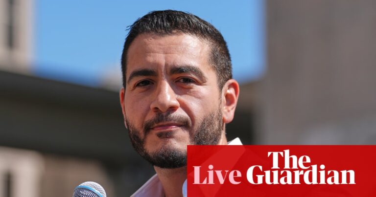 ‘We took on the machine’: El-Sayed celebrates triumph over outside spending after winning Democratic nomination in Michigan Senate race – live