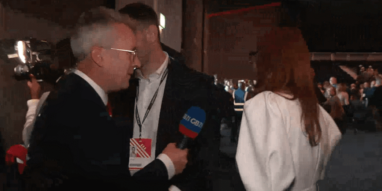 Angela Rayner gives curt response to Christopher Hope as she makes GB News debut