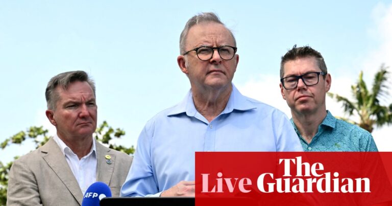 Australia news live: PM shuts down questions of China ‘bullying’ on eve of Pacific forum; Sydney police locate parents of toddler found wandering street at 2am