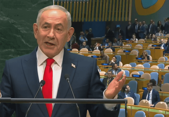 Benjamin Netanyahu blasts ‘moral cowards’ as delegates storm out of UN meeting during speech