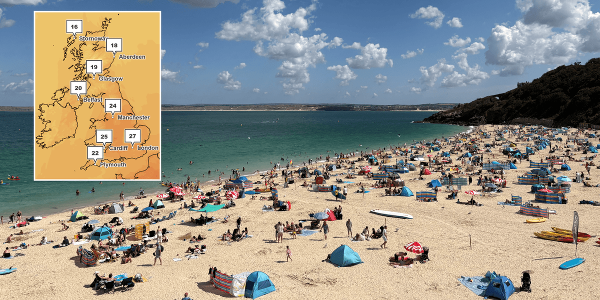 Britain set for blistering 27C blast this weekend after dramatic jet stream shift