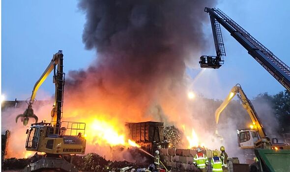 Corfe Mullen fire LIVE: Huge blaze erupts with thick smoke billowing into the sky