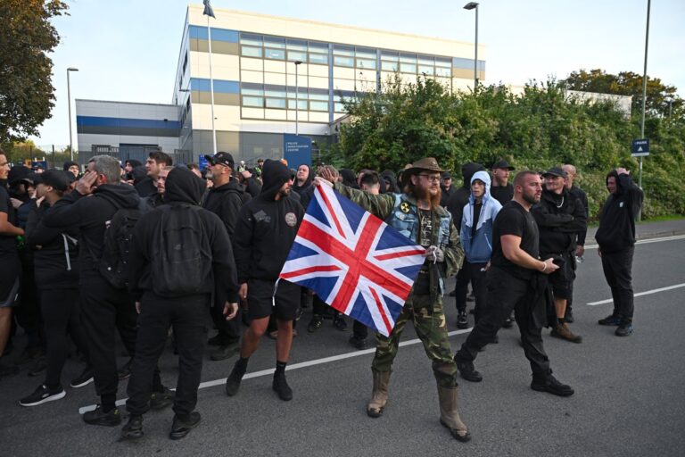 Danny Tommo’s arrest causes protest at police station after migrant dinghy slashed