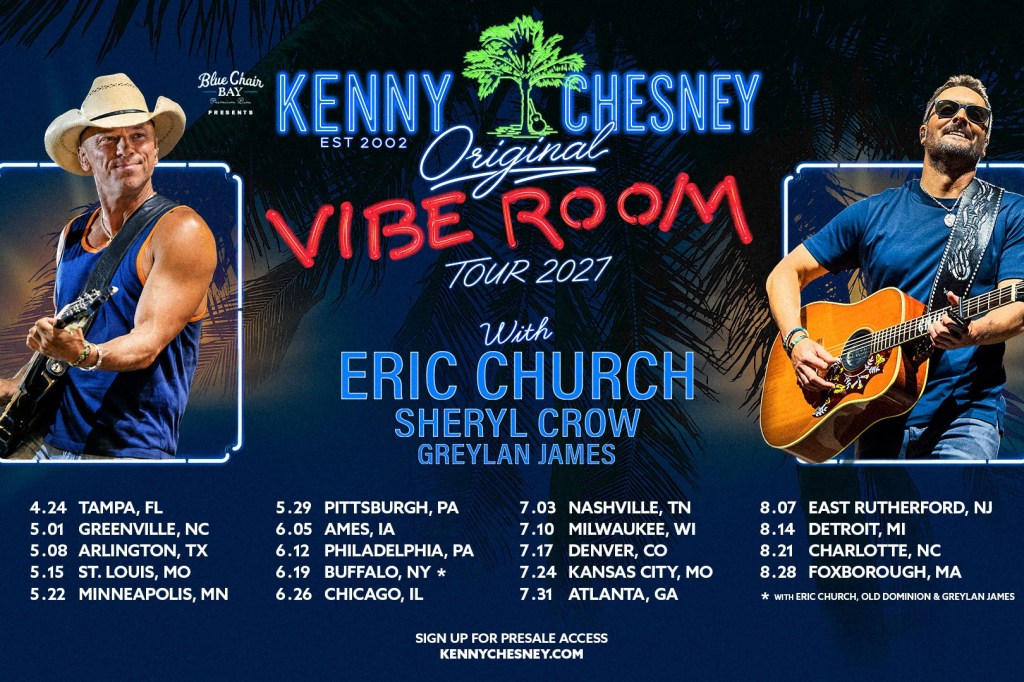 Dates With Eric Church, Sheryl Crow