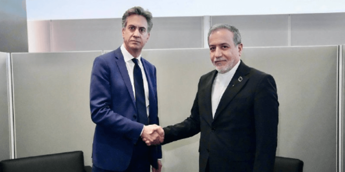 Ed Miliband under fire after posing for photo with Iran regime minister