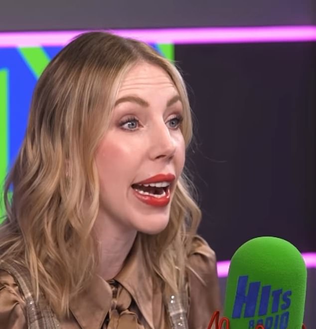 Katherine Ryan has said her daughter Violet, 17, treats her like 'garbage' as she joked it's best to have 'one and done' in a hilarious parenting chat on Hits Radio on Wednesday