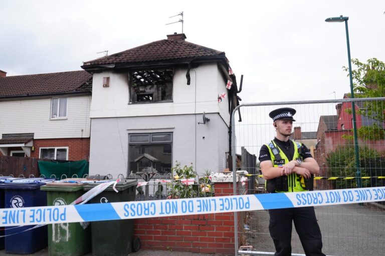 Man charged with murder after Middlesbrough fire that killed girl, 7, and her aunt