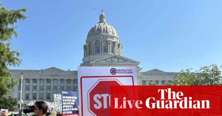 Missouri election officials order restoration of old congressional maps after supreme court ruling – US politics live