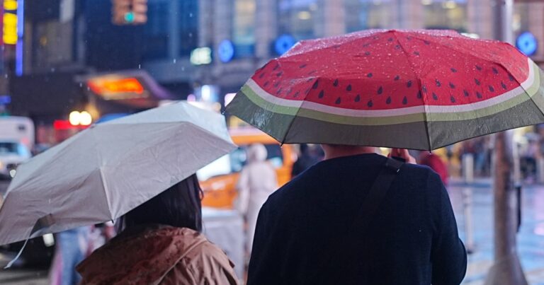 New York City warns of possible flash floods as thunderstorms develop along East Coast